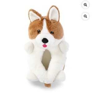 Cozy Brown and White Slippers for Relaxation